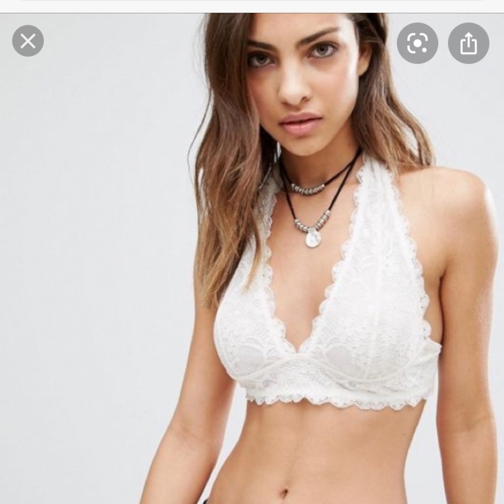 free people purple lace bralette